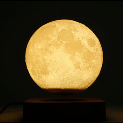 Moon Lamp Creative 3D Magnetic Levitation LED Night Light Rotating Moon Floating Lamp Home Decoration Holiday DIY Fashion Gift