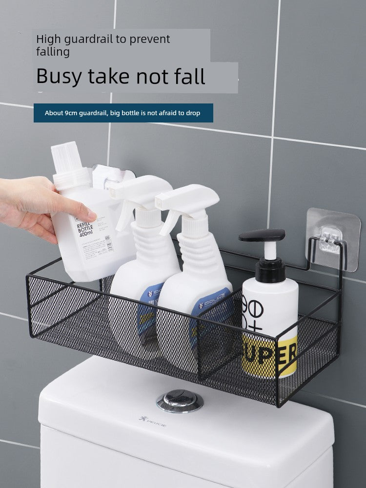 Upper Shelf Punch-Free Toilet Paper Toilet